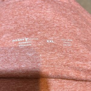 Old Navy Active Maternity Leggings in Soft Coral